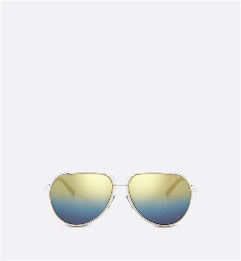 dior sunglasses gold mirror|DiorEssential A2U Silver and Gold.